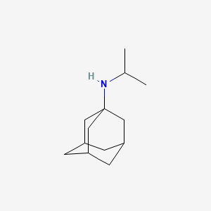 molecular formula C13H23N B12819058 Tricyclo(3.3.1.1(3,7))decan-1-amine, N-(1-methylethyl)- CAS No. 3667-90-1