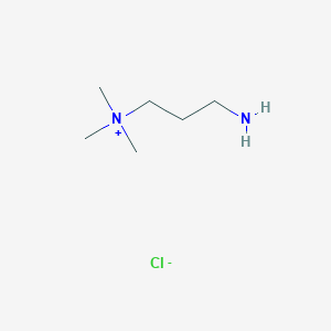 molecular formula C6H17ClN2 B1281914 3-Amino-N,N,N-trimethyl-1-propanaminium chloride CAS No. 19223-69-9