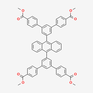 methyl 4-[3-[10-[3,5-bis(4-methoxycarbonylphenyl)phenyl]anthracen-9-yl]-5-(4-methoxycarbonylphenyl)phenyl]benzoate