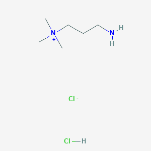 molecular formula C6H18Cl2N2 B1281915 (3-Aminopropyl)trimethylazanium chloride hydrochloride 