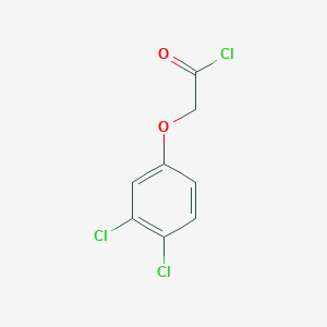 molecular formula C8H5Cl3O2 B1281916 (3,4-Dichlorophenoxy)acetyl chloride 