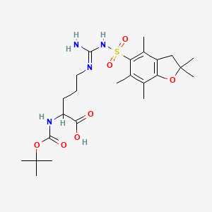 Nalpha-Boc-Nomega-(2,2,4,6,7-pentamethyl-2,3-dihydrobenzo[b]furan-5-ylsulfonyl)-D-arginine