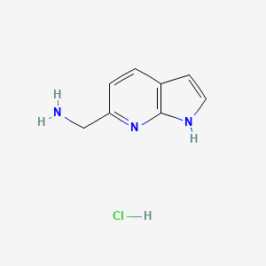 (1H-Pyrrolo[2,3-b]pyridin-6-yl)methanamine hydrochloride