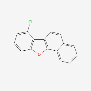 molecular formula C16H9ClO B12819196 7-Chloronaphtho[1,2-b]benzofuran 