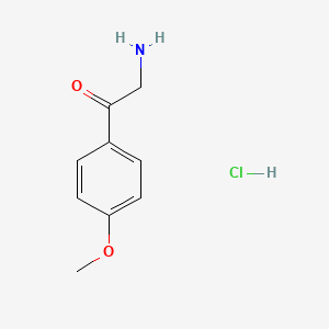 molecular formula C9H12ClNO2 B1281928 2-氨基-4'-甲氧基苯乙酮盐酸盐 CAS No. 3883-94-1