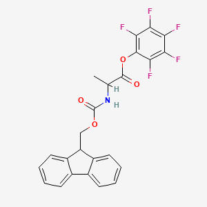 molecular formula C24H16F5NO4 B12819289 Fmoc-L-alanine pentafluorophenyl ester 