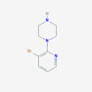 molecular formula C9H12BrN3 B1281932 1-(3-Bromopyridin-2-yl)piperazine CAS No. 87394-56-7