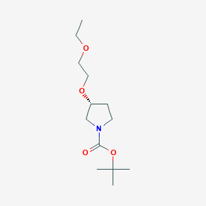 molecular formula C13H25NO4 B12819339 1-Boc-(R)-3-(2-ethoxyethoxy)pyrrolidine 