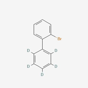 molecular formula C12H9Br B12819347 2-Bromo-1,1'-biphenyl-2',3',4',5',6'-d5 