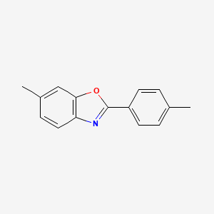 Benzoxazole, 6-methyl-2-(4-methylphenyl)-