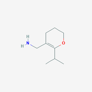 molecular formula C9H17NO B12819366 (6-Isopropyl-3,4-dihydro-2H-pyran-5-yl)methanamine 