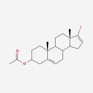 [(10R,13S)-17-iodo-10,13-dimethyl-2,3,4,7,8,9,11,12,14,15-decahydro-1H-cyclopenta[a]phenanthren-3-yl] acetate