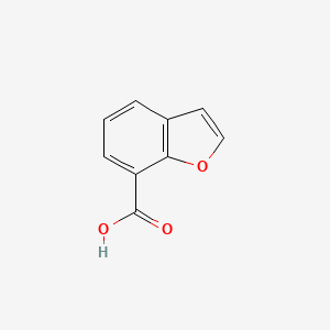 molecular formula C9H6O3 B1281939 Benzofuran-7-carboxylic acid CAS No. 90484-22-3