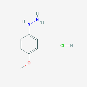 B128194 4-Methoxyphenylhydrazine hydrochloride CAS No. 19501-58-7