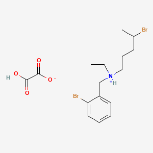 BENZYLAMINE, o-BROMO-N-(4-BROMOPENTYL)-N-ETHYL-, OXALATE