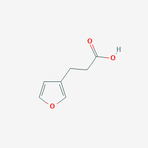 molecular formula C7H8O3 B1281945 3-(呋喃-3-基)丙酸 CAS No. 90048-04-7