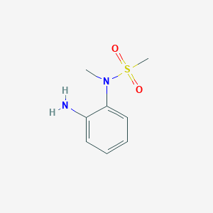 molecular formula C8H12N2O2S B1281950 N-(2-Aminophenyl)-N-methylmethanesulfonamide CAS No. 90140-21-9