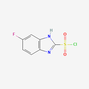 5-Fluoro-1H-benzo[d]imidazole-2-sulfonyl chloride