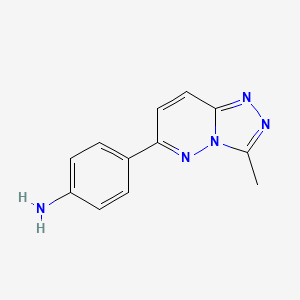 4-(3-Methyl-[1,2,4]triazolo[4,3-b]pyridazin-6-yl)aniline