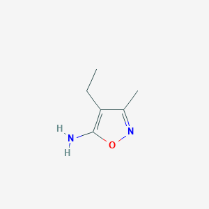 molecular formula C6H10N2O B1281955 4-乙基-3-甲基异噁唑-5-胺 CAS No. 91084-67-2