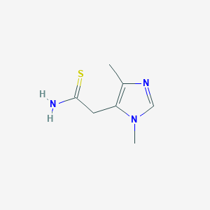 2-(1,4-Dimethyl-1H-imidazol-5-yl)ethanethioamide