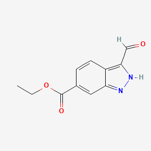 Ethyl 3-formyl-1H-indazole-6-carboxylate