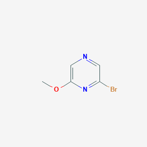 molecular formula C5H5BrN2O B1281960 2-溴-6-甲氧基吡嗪 CAS No. 91678-76-1