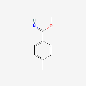 molecular formula C9H11NO B12819637 Methyl 4-methylbenzimidate CAS No. 56108-06-6