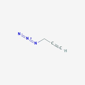 molecular formula C3H3N3 B1281966 3-叠氮基丙-1-炔 CAS No. 14989-89-0
