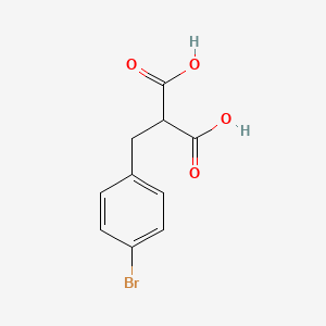 molecular formula C10H9BrO4 B1281969 2-(4-溴苯甲基)丙二酸 CAS No. 92013-18-8