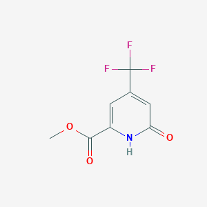 molecular formula C8H6F3NO3 B12819717 Methyl 6-oxo-4-(trifluoromethyl)-1,6-dihydropyridine-2-carboxylate 