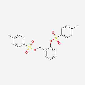 molecular formula C21H20O6S2 B12819722 2-(Tosyloxy)benzyl 4-methylbenzenesulfonate 