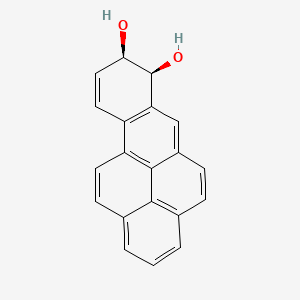 molecular formula C20H14O2 B12819747 cis-Benzo(a)pyrene-7,8-dihydrodiol CAS No. 60657-25-2