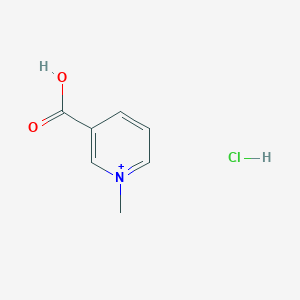 1-Methylpyridin-1-ium-3-carboxylic acid;hydrochloride