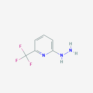 molecular formula C6H6F3N3 B1281977 2-叠氮基-6-(三氟甲基)吡啶 CAS No. 94239-06-2
