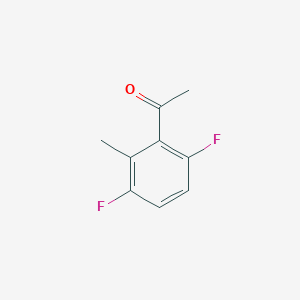 molecular formula C9H8F2O B12819777 3',6'-Difluoro-2'-methylacetophenone 