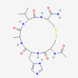 molecular formula C22H34N8O6S2 B12819782 Adh 1;adh-1;adh1 