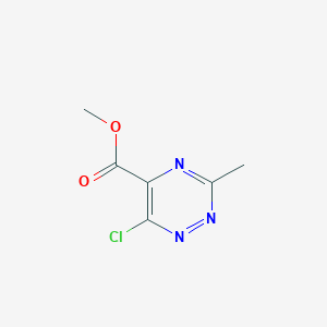 Methyl 6-chloro-3-methyl-1,2,4-triazine-5-carboxylate