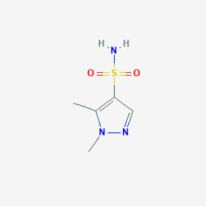 molecular formula C5H9N3O2S B1281980 1,5-二甲基-1H-吡唑-4-磺酰胺 CAS No. 88398-55-4
