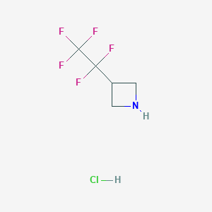 3-(Perfluoroethyl)azetidine hydrochloride