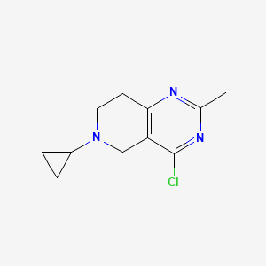 4-Chloro-6-cyclopropyl-2-methyl-5,6,7,8-tetrahydropyrido[4,3-d]pyrimidine