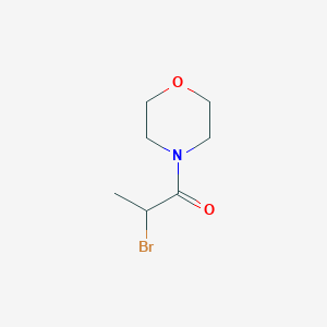 molecular formula C7H12BrNO2 B1281984 4-(2-溴丙酰基)吗啉 CAS No. 2620-13-5