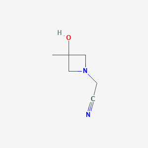 2-(3-Hydroxy-3-methylazetidin-1-yl)acetonitrile