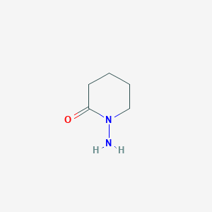 molecular formula C5H10N2O B1281985 1-氨基哌啶-2-酮 CAS No. 31967-09-6