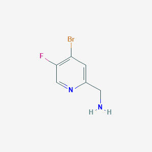 molecular formula C6H6BrFN2 B12819929 (4-Bromo-5-fluoropyridin-2-yl)methanamine 