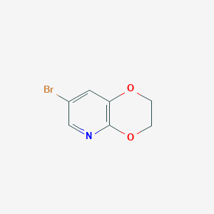 B1282004 7-Bromo-2,3-dihydro-[1,4]dioxino[2,3-b]pyridine CAS No. 95897-49-7