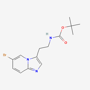 tert-Butyl (2-(6-bromoimidazo[1,2-a]pyridin-3-yl)ethyl)carbamate