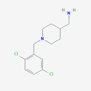 molecular formula C13H18Cl2N2 B12820089 (1-(2,5-Dichlorobenzyl)piperidin-4-yl)methanamine 