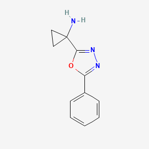 1-(5-Phenyl-1,3,4-oxadiazol-2-yl)cyclopropanamine