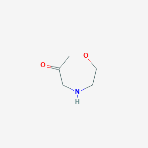 molecular formula C5H9NO2 B12820161 1,4-Oxazepan-6-one 